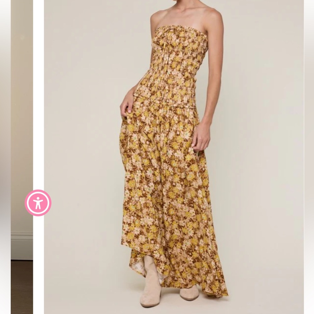 Floral Smocked Maxi Dress